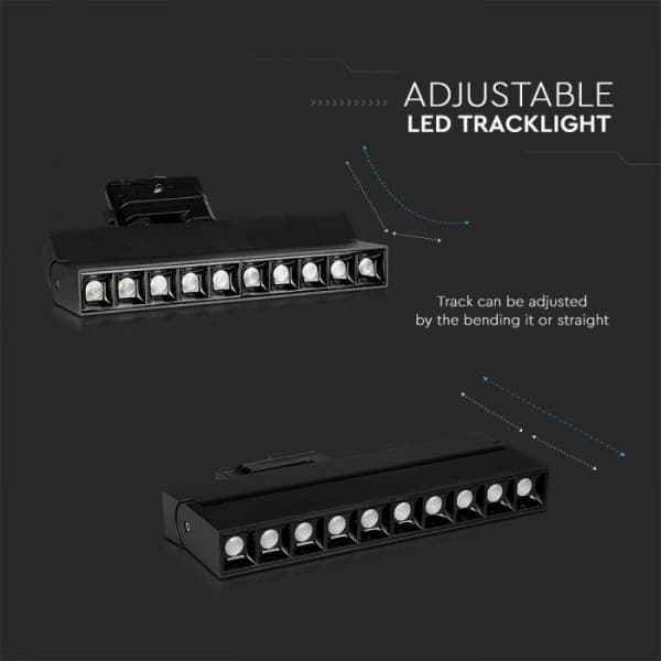 Proiectoare liniare pe sina led 25w