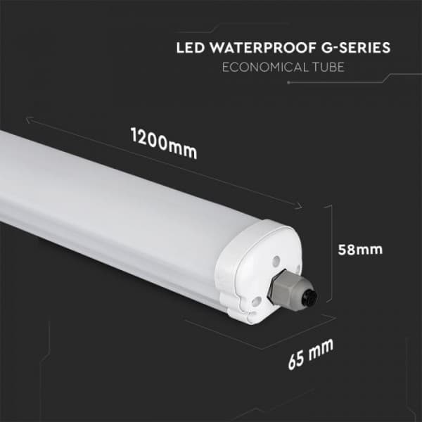 Lampa led 24w 120cm ip65