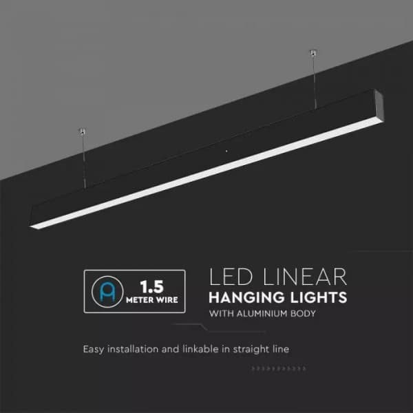 Lampa liniara suspendata led 40w cct