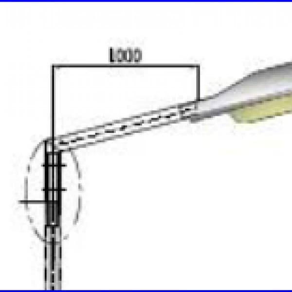 Brat simplu pentru stalp metalic