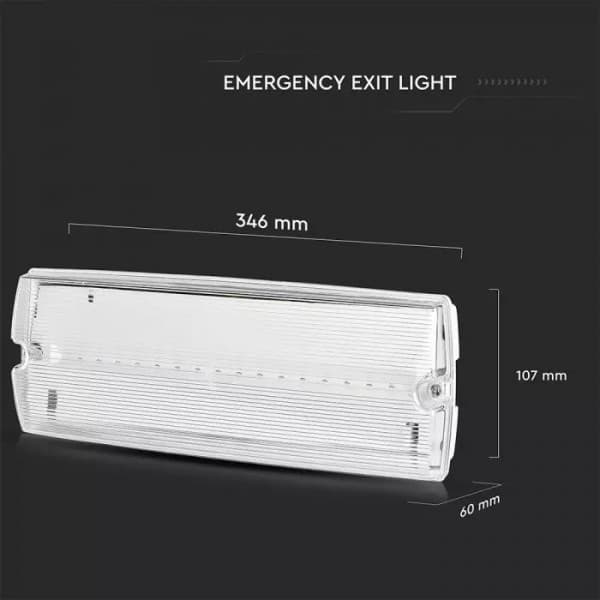 Lampa EXIT 3W IP65