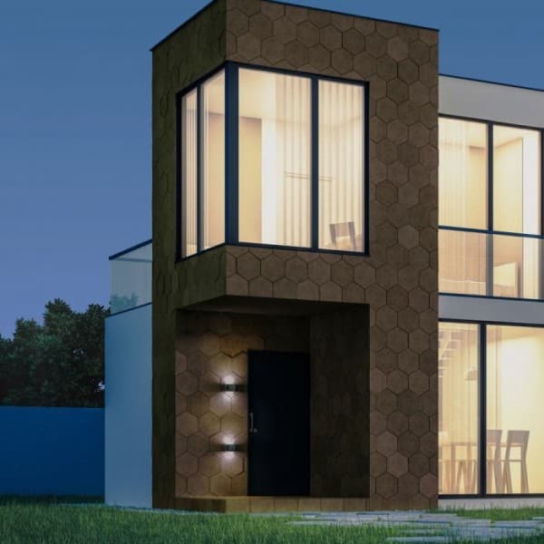 Aplica led exterior 8W neagra