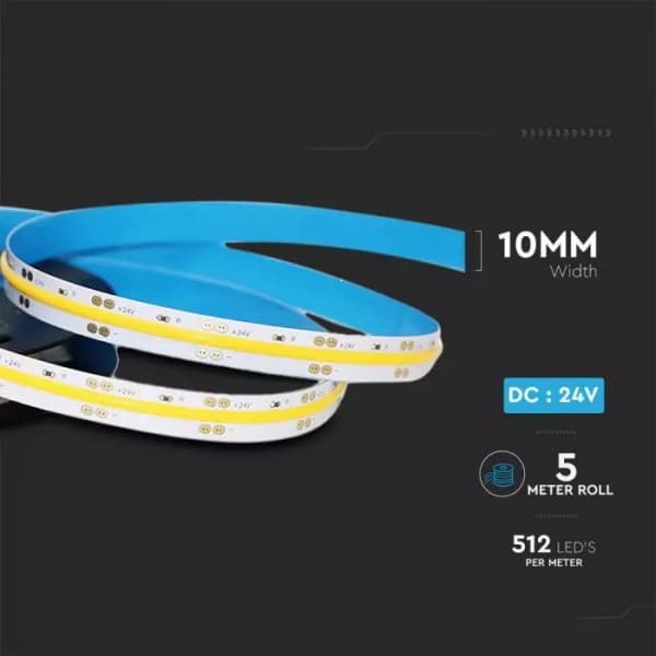 Banda led cob cri90 24v