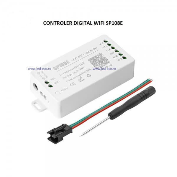 Controler banda rgb digitala wifi