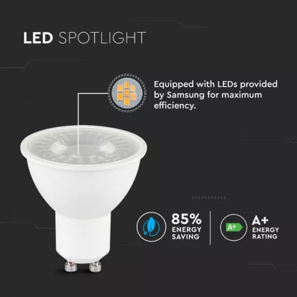 Bec spot led 8w gu10