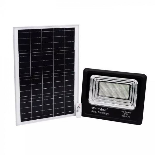 Proiector led 50W cu panou solar