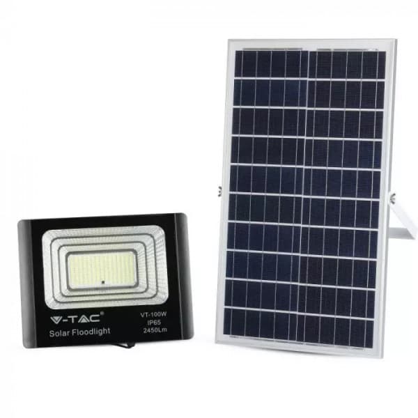 Proiector led 35w cu panou fotovoltaic