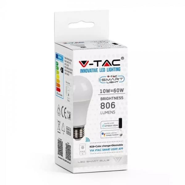 Bec led 10w rgbw wi-fi