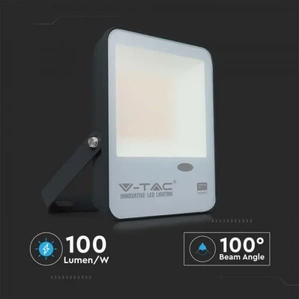 Proiector led 100w cu senzor crepuscular