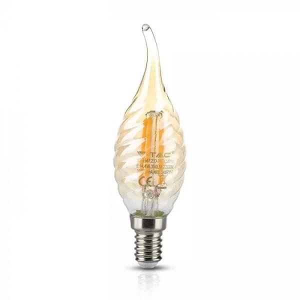 Bec 4W led filament lumanare