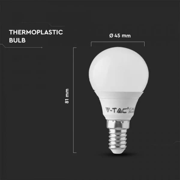 Bec led G45 4W lumina neutra