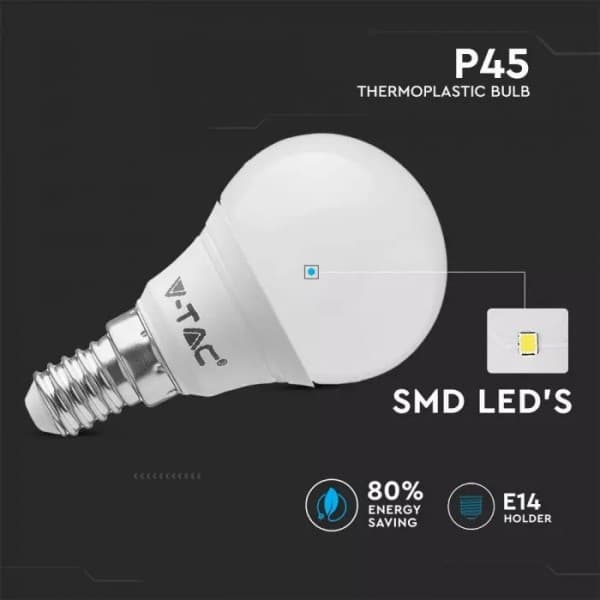 Bec led G45 4W lumina neutra