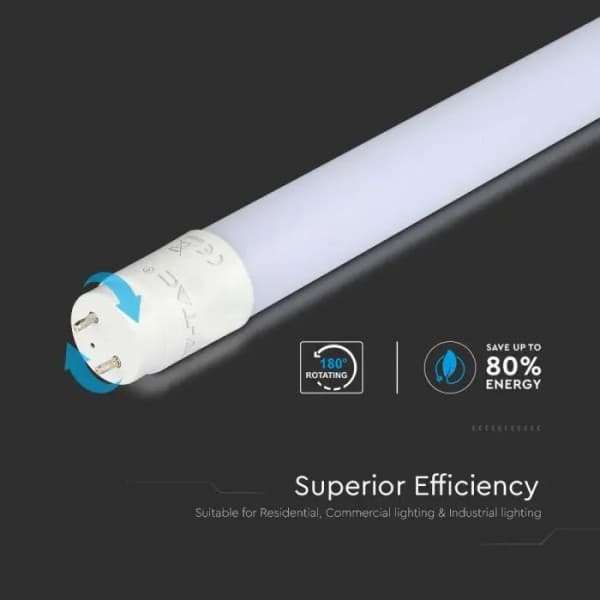 Tub led 60cm 7.5w cu capete rotative