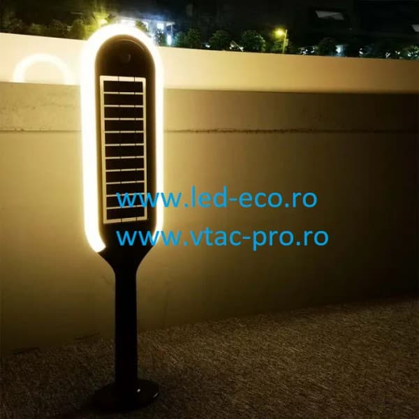 Lampa led 5W cu panou solar