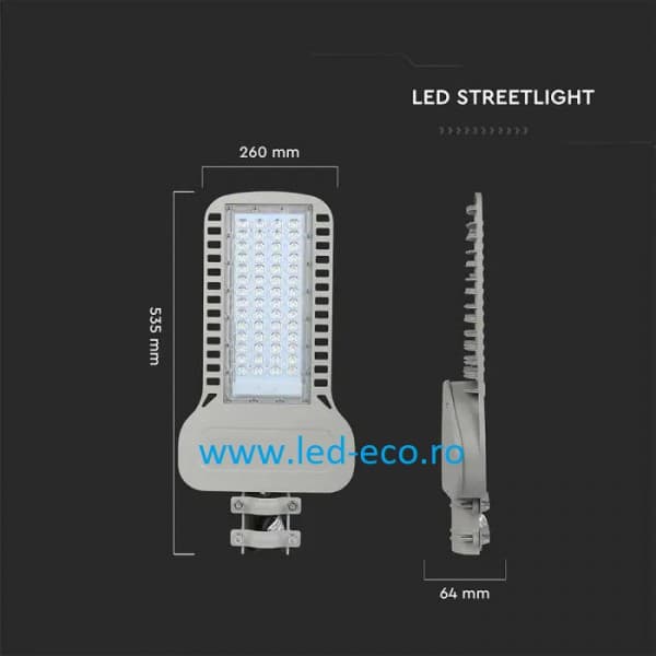 Lampa stradala led 100W lumina neutra