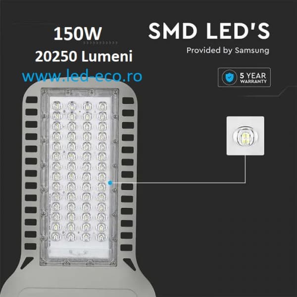 Lampi stradale led samsung 150w