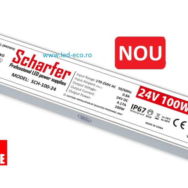 Sursa led profesionala 100W 24V IP67