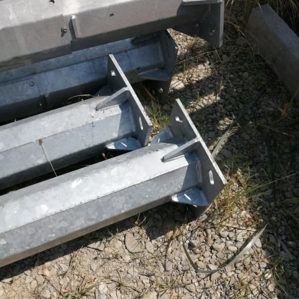 Stalp metalic iluminat stradal 9 metri