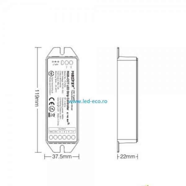 Controler RGBW 2 zone