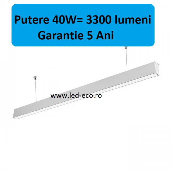 Lampa liniara suspendata led 40W