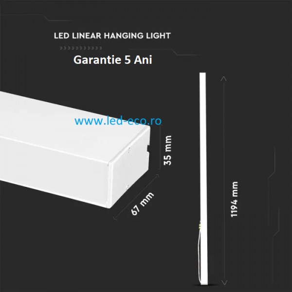 Lampa liniara suspendata led 40W