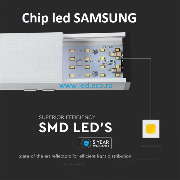 Lampa liniara suspendata dimabila 40W