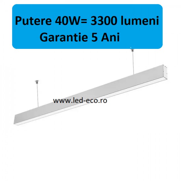 Lampi suspendate liniare led 40w