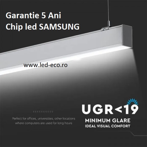 Lampa dimabila liniara suspendata 40W