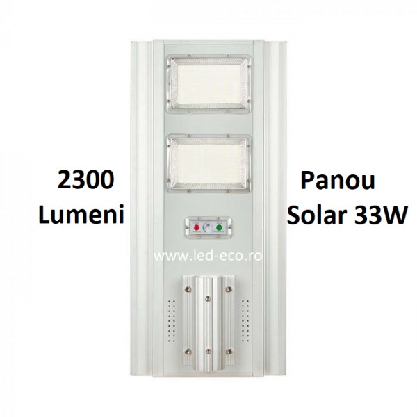 Lampa stradala solara led 2300 lumeni