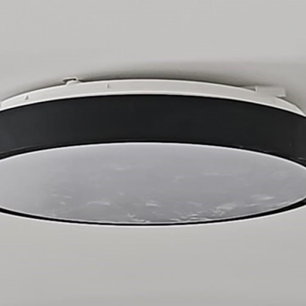 Plafoniera led 18W cu senzor rama neagra