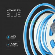 Neon flex albastru IP65