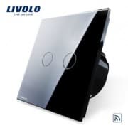 Intrerupator dublu wireless Livolo cu touch