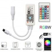 Controler Smart RGBW cu Wifi si telecomanda IR