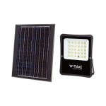 Proiector led cu panou solar 12w