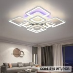 Lustra led 220w cct 8 patrate