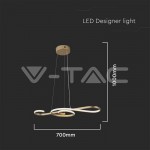 Lustra led cheia sol 18w