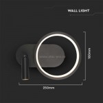 Aplica designer led 14w neagra