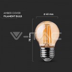 Bec cu led filament 4w