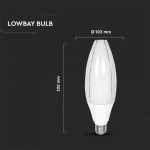 Becuri industriale cu led samsung 60w e40