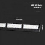 Lampa industriala liniara led 200w