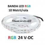 Banda led rgb 24v 10 metri