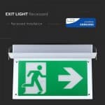 Lampa emergenta exit pentru rigips