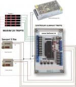 Controler iluminat trepte scara