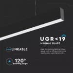 Lampa liniara suspendata led 40w cct