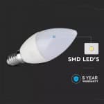 Bec lumanare led samsung 5.5w