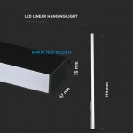 Lampa liniara suspendata 40w