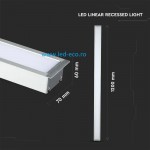 Lampi incastrate liniare led 40w