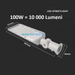 Lampa stradala led 100w brat ajustabil