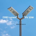 Lampa stradala solara led 2300 lumeni