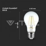 Bec led filament 4w lumina calda